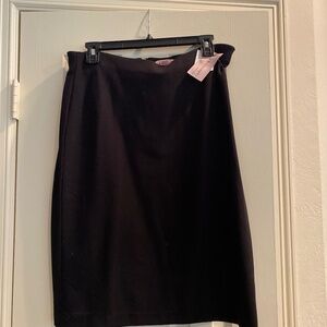 Philosophy Black knee length skirt NWT